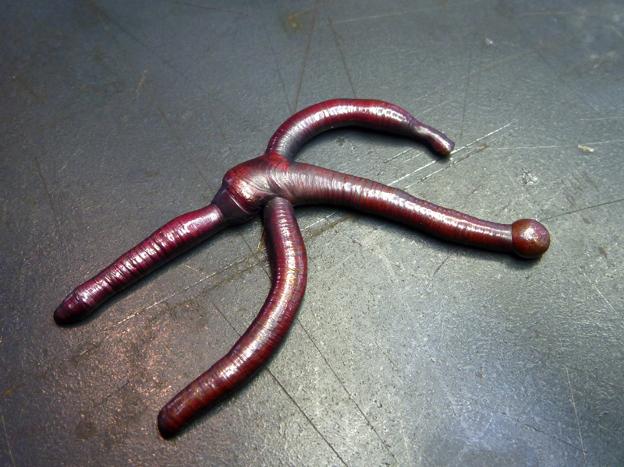 copper worms, flamingsteel.com, roy mackey, steel art, steel sculpture, cheap sculpture, New York Affordable Art Fair
