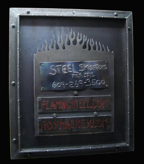 door series, roy mackey, steel sculpture, steel art, flamingsteel.com