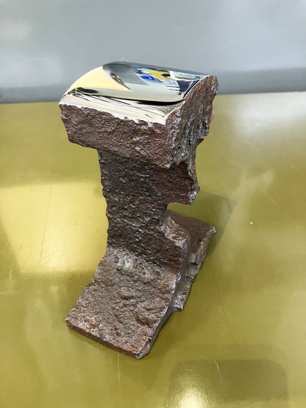 flamingsteel.com, roy mackey, steel sculpture, railway track, jewelers anvil, live work studio